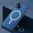 Frosted Soft Four-corner Shockproof Magsafe Case For iPhone 13(Blue) - 2