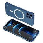 Frosted Soft Four-corner Shockproof Magsafe Case For iPhone 13(Blue) - 4