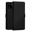 DZGOGO MILO Series TPU + PU Horizontal Flip Leather Case with Holder & Card Slot & Wallet For iPhone 13 mini(Black) - 1