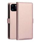 DZGOGO MILO Series TPU + PU Horizontal Flip Leather Case with Holder & Card Slot & Wallet For iPhone 13 mini(Rose Gold) - 1