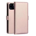 DZGOGO MILO Series TPU + PU Horizontal Flip Leather Case with Holder & Card Slot & Wallet For iPhone 13(Rose Gold) - 1
