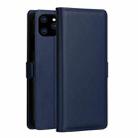 DZGOGO MILO Series TPU + PU Horizontal Flip Leather Case with Holder & Card Slot & Wallet For iPhone 13 Pro Max(Blue) - 1