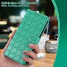 For Xiaomi Redmi Note 9 5G / Note 9T Embossed Big Small Concentric Squares Pattern Horizontal Flip Leather Case with Card Slot & Holder & Wallet(Green) - 7