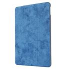 For iPad 10.2 2021 / 2020 / 2019 GEBEI Cloth Texture Horizontal Flip Protective Case with Holder(Blue) - 1