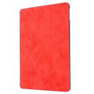 For iPad 10.2 2021 / 2020 / 2019 GEBEI Cloth Texture Horizontal Flip Protective Case with Holder(Red) - 1