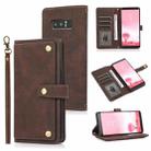 For Samsung Galaxy Note8 PU + TPU Horizontal Flip Leather Case with Holder & Card Slot & Wallet & Lanyard(Brown) - 1