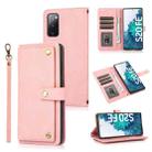 For Samsung Galaxy S20 FE PU + TPU Horizontal Flip Leather Case with Holder & Card Slot & Wallet & Lanyard(Pink) - 1