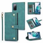 For Samsung Galaxy S20 FE PU + TPU Horizontal Flip Leather Case with Holder & Card Slot & Wallet & Lanyard(Lake Blue) - 1