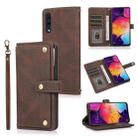For Samsung Galaxy A50 / A30s / A50s PU + TPU Horizontal Flip Leather Case with Holder & Card Slot & Wallet & Lanyard(Brown) - 1