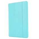 For iPad 10.2 2021 / 2020 / 2019 GEBEI Shockproof Horizontal Flip Leather Case with Three-folding Holder(Blue) - 1