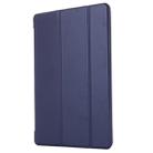For iPad 10.2 2021 / 2020 / 2019 GEBEI Shockproof Horizontal Flip Leather Case with Three-folding Holder(Royal Blue) - 1
