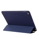 For iPad 10.2 2021 / 2020 / 2019 GEBEI Shockproof Horizontal Flip Leather Case with Three-folding Holder(Royal Blue) - 4