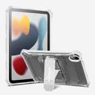 For iPad mini 6 wlons Explorer Series PC + TPU Protective Tablet Case with Folding Holder(Matte Transparent) - 1
