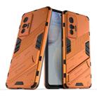 For vivo X70 Punk Armor 2 in 1 PC + TPU Shockproof Case with Invisible Holder(Orange) - 1