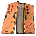 For vivo X70 Pro+ Punk Armor 2 in 1 PC + TPU Shockproof Case with Invisible Holder(Orange) - 1