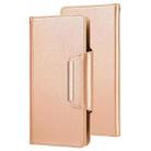 For Samsung Galaxy S21 5G Ultra-thin Separable Magnetic Horizontal Flip Leather Case with Card Slot & Wallet(Gold) - 1