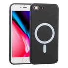 Silicone Full Coverage Shockproof Magsafe Case For iPhone 7 Plus / 8 Plus(Black) - 1