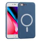Silicone Full Coverage Shockproof Magsafe Case For iPhone 7 Plus / 8 Plus(Blue) - 1