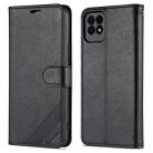 For Huawei Maimang 10 SE 5G AZNS Sheepskin Texture Horizontal Flip Leather Case with Holder & Card Slots & Wallet(Black) - 1