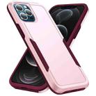 For iPhone 12 Pro Max Pioneer Armor Heavy Duty Shockproof Phone Case(Pink) - 1