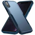 For iPhone X / XS Pioneer Armor Heavy Duty Shockproof Phone Case(Blue) - 1