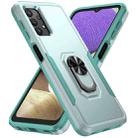 For Samsung Galay A32 4G Pioneer Armor Heavy Duty PC + TPU Shockproof Case with Holder(Green) - 1