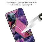 Abstract Marble Pattern Glass Protective Case For iPhone 13 Pro(HC-A2) - 2