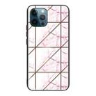 Abstract Marble Pattern Glass Protective Case For iPhone 13 Pro(HC-A4) - 1