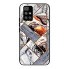 For Xiaomi Redmi 10 Abstract Marble Pattern Glass Protective Case(HC-A13) - 1