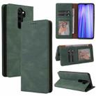 For Xiaomi Redmi Note 8 Pro Simple Suction Closure Horizontal Flip Leather Case with Holder & Card Slot & Wallet(Green) - 1