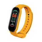 M7 Sports Smart Bracelet, Support Heart Rate Monitoring & Blood Pressure Monitoring & Sleep Monitoring & Sedentary Reminder, Type:Linear Charging(Yellow) - 1