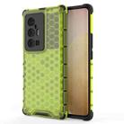 For vivo X70 Pro+ Shockproof Honeycomb PC + TPU Case(Green) - 1