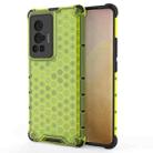 For vivo X70 Pro Shockproof Honeycomb PC + TPU Case(Green) - 1