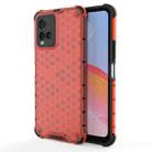 For vivo Y21 Shockproof Honeycomb PC + TPU Case(Red) - 1