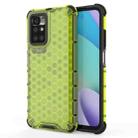 For Xiaomi Redmi 10 Shockproof Honeycomb PC + TPU Case(Green) - 1