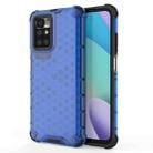 For Xiaomi Redmi 10 Shockproof Honeycomb PC + TPU Case(Blue) - 1