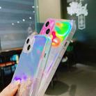 For iPhone 13 Pro Laser Marble Pattern Clear TPU Shockproof Protective Case (Green) - 4