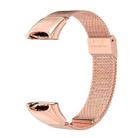 For Huawei Band 4 / Honor Band 5i MIJOBS Milan Stainless Steel Watch Band(Rose Gold) - 1