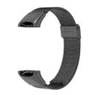 For Huawei Band 4 / Honor Band 5i MIJOBS Milan Stainless Steel Watch Band(Black) - 1