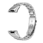 For Huawei Band 4 / Honor Band 5i MIJOBS Three Strains Stainless Steel Watch Band(Silver) - 1