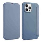 For iPhone 13 mini Skin Feel Horizontal Flip PU Leather Case with Holder & Card Slot (Lavender Grey) - 1