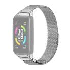 For Huawei Band 6 / Honor Band 6 / 7 MIJOBS Milan Stainless Steel Magnetic Watch Band(Silver) - 1
