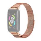 For Huawei Band 6 / Honor Band 6 / 7 MIJOBS Milan Stainless Steel Magnetic Watch Band(Rose Gold) - 1