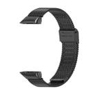 For Huawei Band 6 / Honor Band 6 / 7 MIJOBS Milan Stainless Steel Watch Band(Black) - 1