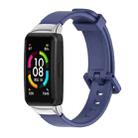 For Huawei Band 6 / Honor Band 6 MIJOBS Universal Breathable Silicone Watch Band(Blue) - 1