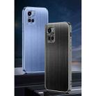 For vivo S10 / S10 Pro Cool Sharp Series Aluminum Plate Brushed Lens All-inclusive Protective Case(Space Gray) - 2