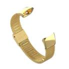 For Honor Band 4 / 5 MIJOBS Milan Stainless Steel Metal Buckle Watch Band(Gold) - 1