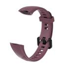 For Honor Band 4 / 5 MIJOBS Breathable Silicone Watch Band(Purple Red) - 1