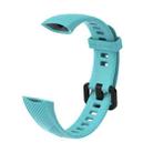 For Honor Band 4 / 5 MIJOBS Breathable Silicone Watch Band(Sky Blue) - 1