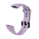 For Honor Band 4 / 5 MIJOBS Breathable Silicone Watch Band(Purple) - 1